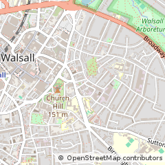 Map of Walsall