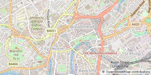Map of Bristol