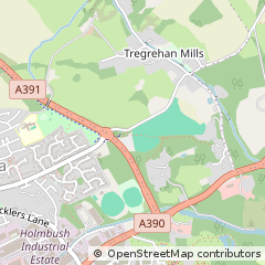 Map of ST Austell, Cornwall