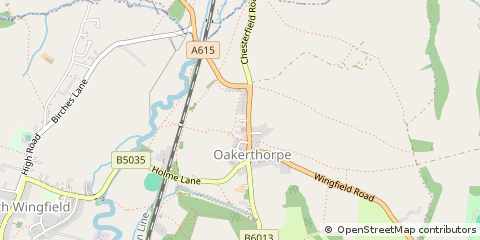 Map of Oakerthorpe