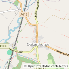 Map of Oakerthorpe