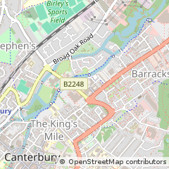 Map of Canterbury