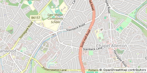 Map of Leeds