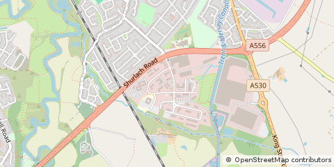 Map of Northwich, Cheshire