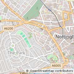 Map of Nottingham