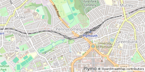 Map of Plymouth