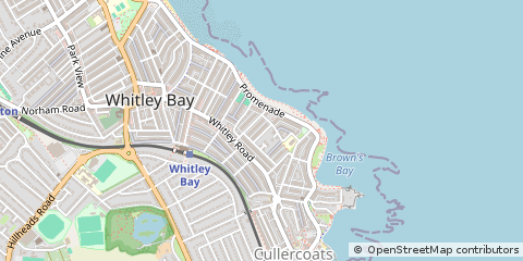 Map of Whitley BAY