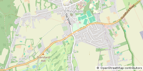 Map of Surrey