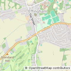 Map of Surrey