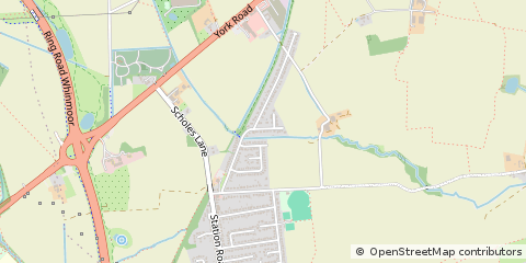 Map of Leeds, West Yorkshire