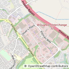Map of Preston, Lancashire