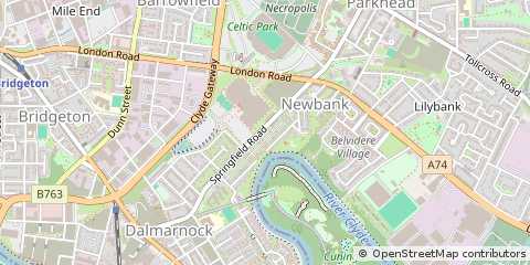 Map of Glasgow