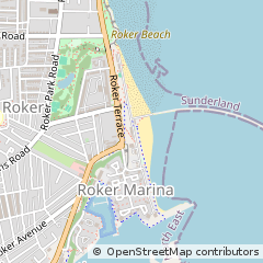 Map of Sunderland, Tyne & Wear