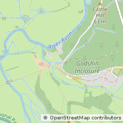 Map of Fordingbridge, Hampshire