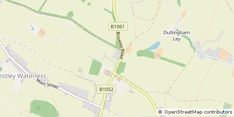 Map of Burrough Green, Newmarket, Suffolk