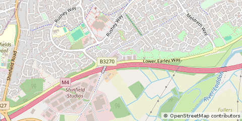 Map of Reading