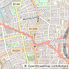 Map of London, Hertfordshire