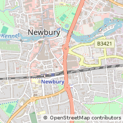 Map of Newbury, Berkshire