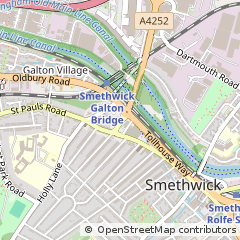 Map of Smethwick, West Midlands
