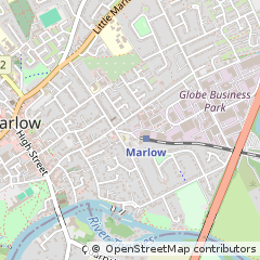 Map of Marlow, Buckinghamshire