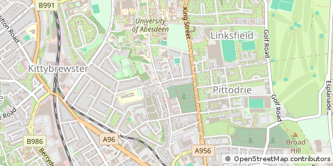 Map of Aberdeen