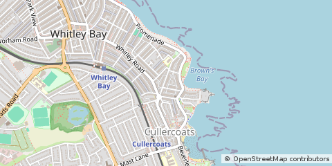 Map of Whitley BAY