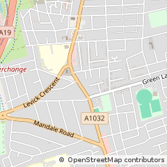 Map of Middlesbrough, Cleveland