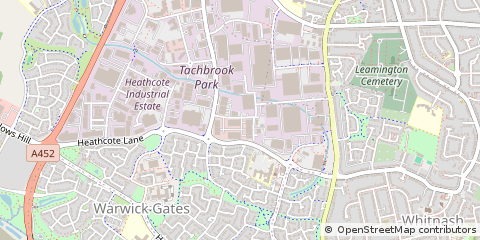 Map of Warwick