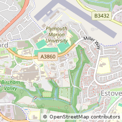 Map of Plymouth, Devon