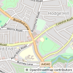Map of Birmingham