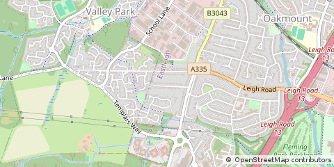 Map of Eastleigh