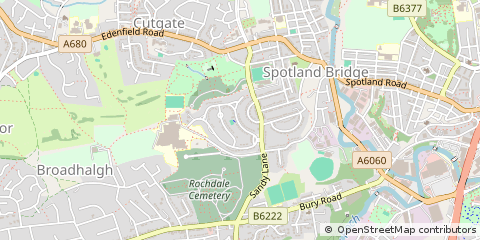 Map of Rochdale