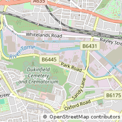 Map of Duckinfield, Cheshire