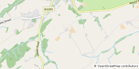 Map of Y Trallwng, Powys