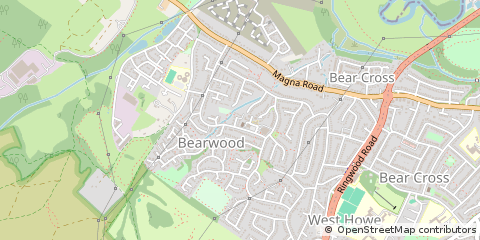 Map of Bournemouth, Dorset