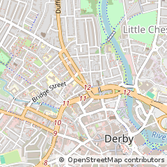 Map of Derby, Derbyshire
