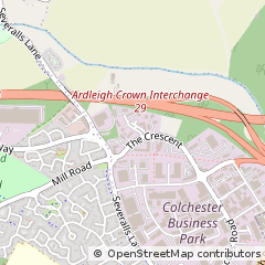 Map of Colchester, Essex