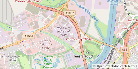 Map of Stockton-on-Tees
