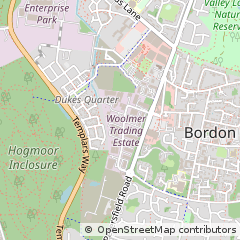 Map of Bordon