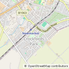 Map of Newmarket, Suffolk