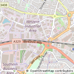 Map of Bracknell, Berkshire