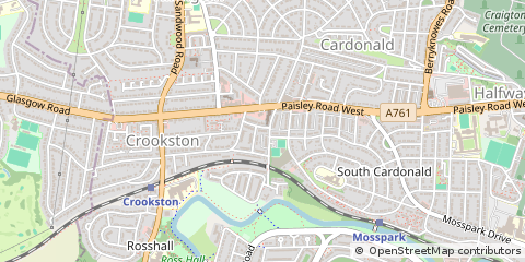 Map of Glasgow