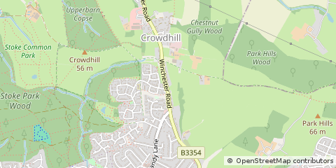 Map of Eastleigh