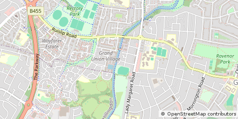 Map of Southall, Middlesex