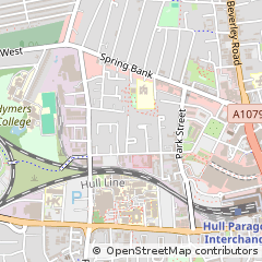 Map of Hull, East Riding of Yorkshire