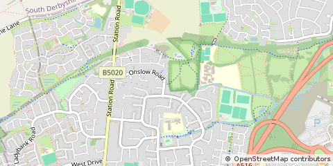 Map of Derby