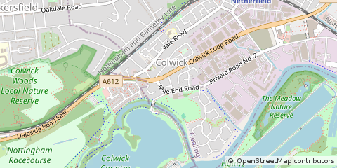 Map of Nottingham