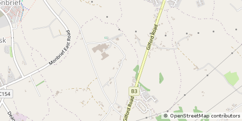 Map of Craigavon, County Armagh