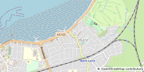 Map of Morecambe, Lancashire