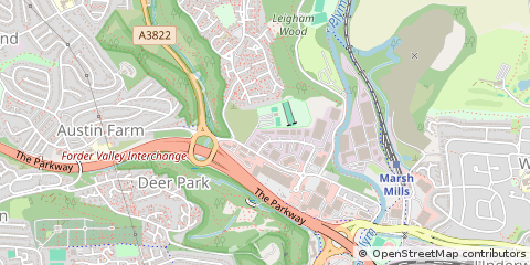 Map of Plymouth, Devon